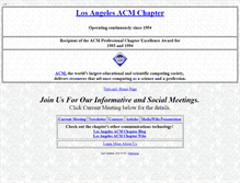 Tablet Screenshot of la-acm.org